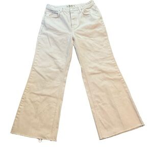 We the Free White Wide Leg Jeans Size 31